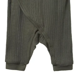 Rompers-Nature Baby Pointelle Kimono Stretch & Grow Romper