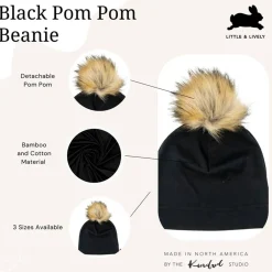 Beanies|Winter Hats-Little & Lively Pom Pom Beanie