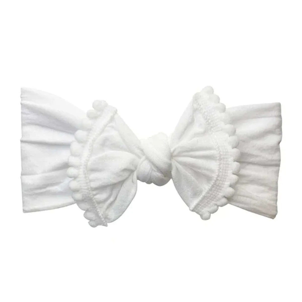 Hair Accessories-Baby Wisp Pom Pom Headband