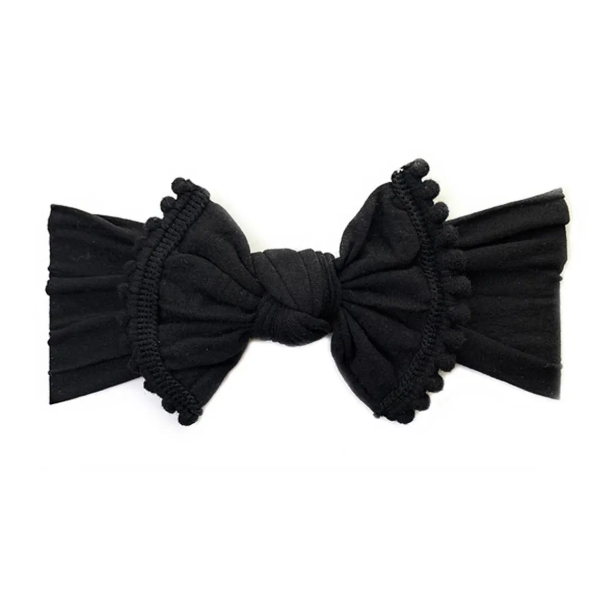 Hair Accessories-Baby Wisp Pom Pom Headband