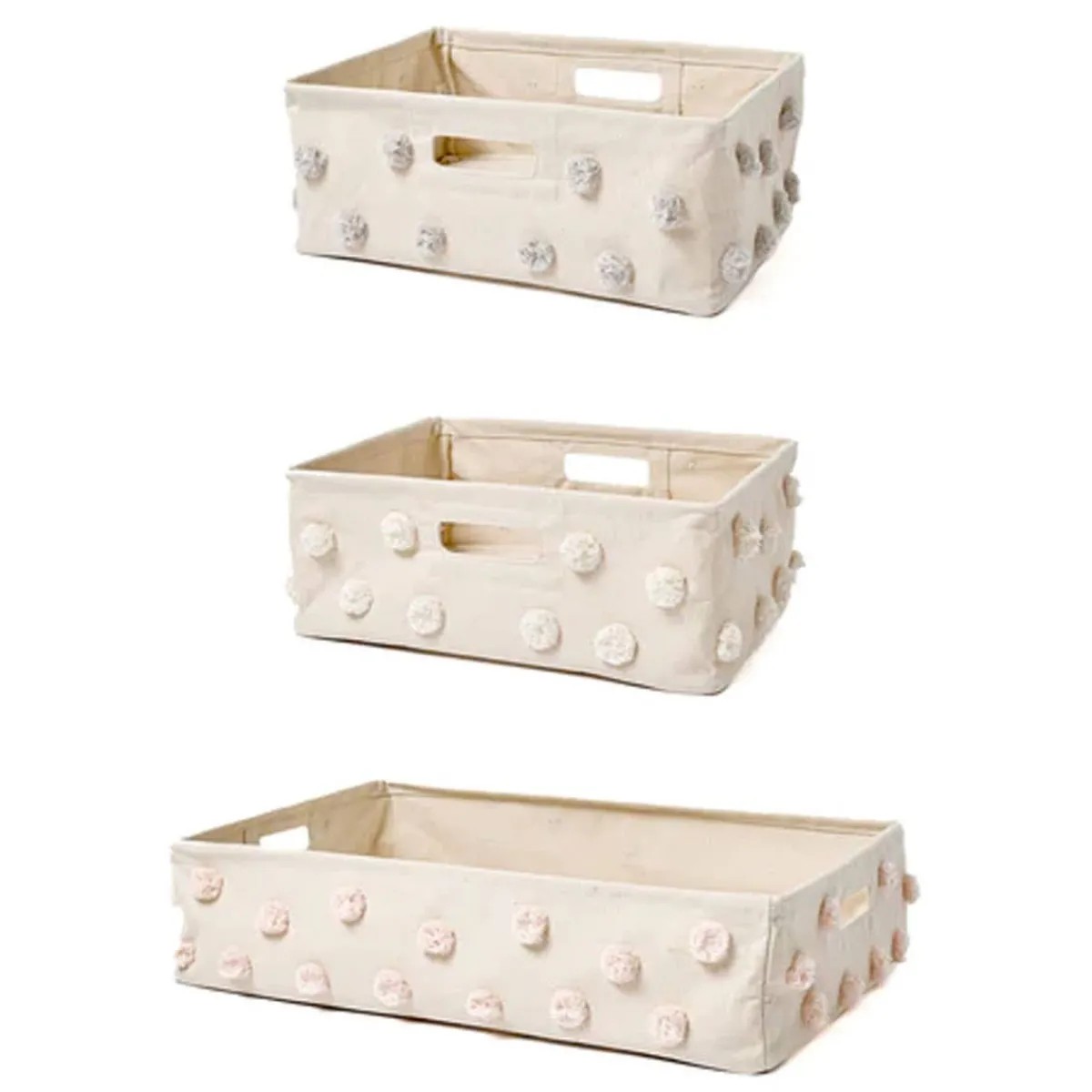 Storage-Pehr Pom Pom Under the Crib Basket (Small)