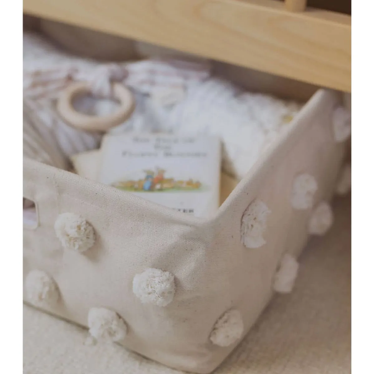 Storage-Pehr Pom Pom Under the Crib Basket (Small)