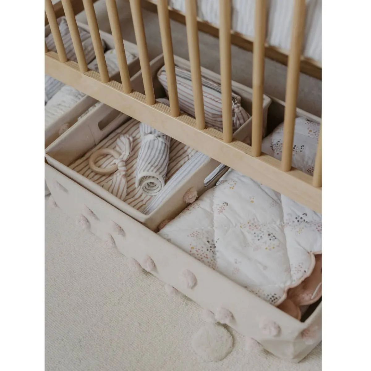 Storage-Pehr Pom Pom Under the Crib Basket (Small)