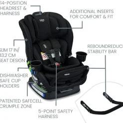 Car Seat Bases|Convertible Car Seats-Britax Poplar S Convertible Car Seat