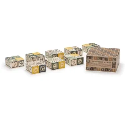 Wooden Toys|Blocks + Shape Sorters-Uncle Goose Portuguese ABC Blocks
