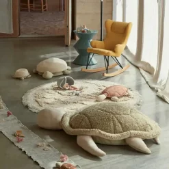Beanbag Chairs-Lorena Canals Pouf Mrs. Turtle