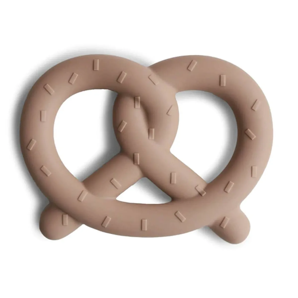 Teethers|Pacifiers + Clips-Mushie Pretzel Teether Natural