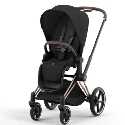 Full-Sized Strollers-Cybex Priam 4 Stroller (Rose Gold Frame)
