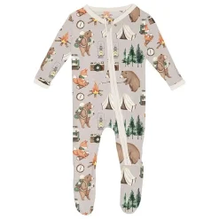 Onesies|Sleepers-KicKee Pants Print Footie with Zipper (The Great Outdoors)