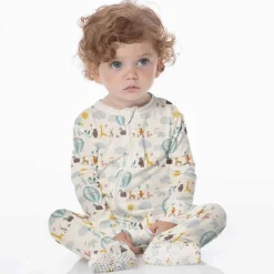 Onesies|Sleepers-KicKee Pants Print Footie with Zipper (Summer Fun)