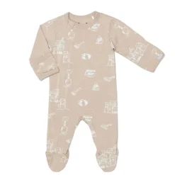 Onesies|Sleepers-Coccoli Print Zipper Footie