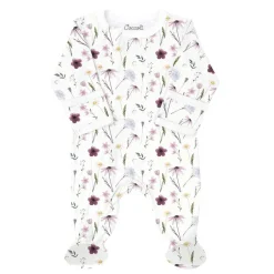 Onesies|Sleepers-Coccoli Print Zipper Footie