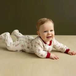 Onesies|Sleepers-Coccoli Print Zipper Footie