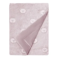 Blankets-Piccolo Bambino Printed + Embossed Plush Blanket