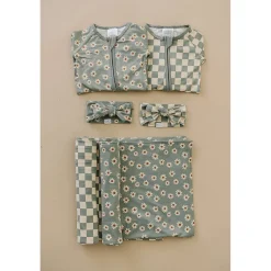 Blankets|Sleep Sacks + Wraps-Mebie Baby Printed Stretch Swaddle