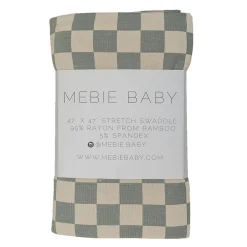 Blankets|Sleep Sacks + Wraps-Mebie Baby Printed Stretch Swaddle