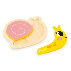 Puzzles|Wooden Toys-Janod 4-Progressive Puzzles