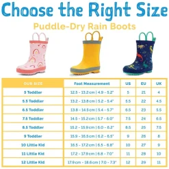 Rain Boots-Jan & Jul Puddle-Dry Rain Boots