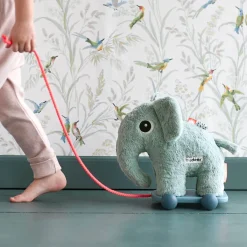 Pull Toys-Done By Deer Pull Along Elphee Blue