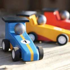 Cars + Trucks|Wooden Toys-Mentari Pullback Racers