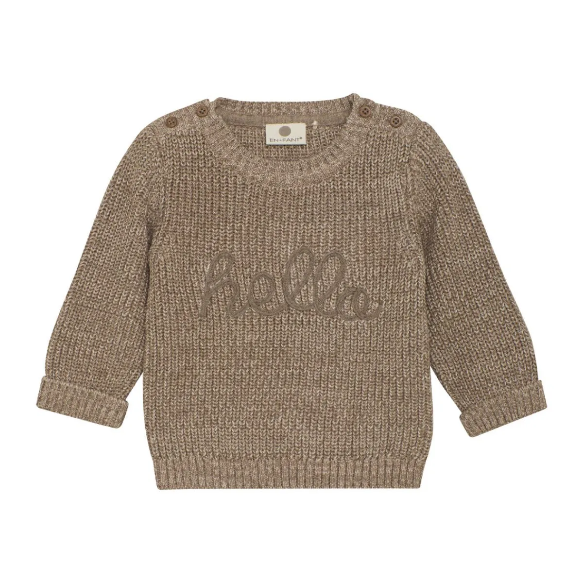 Sweaters + Jackets-En Fant Pullover Knit Fungi