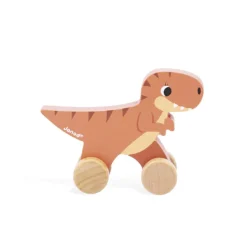 Cars + Trucks|Wooden Toys-Janod Push-Along Dinos