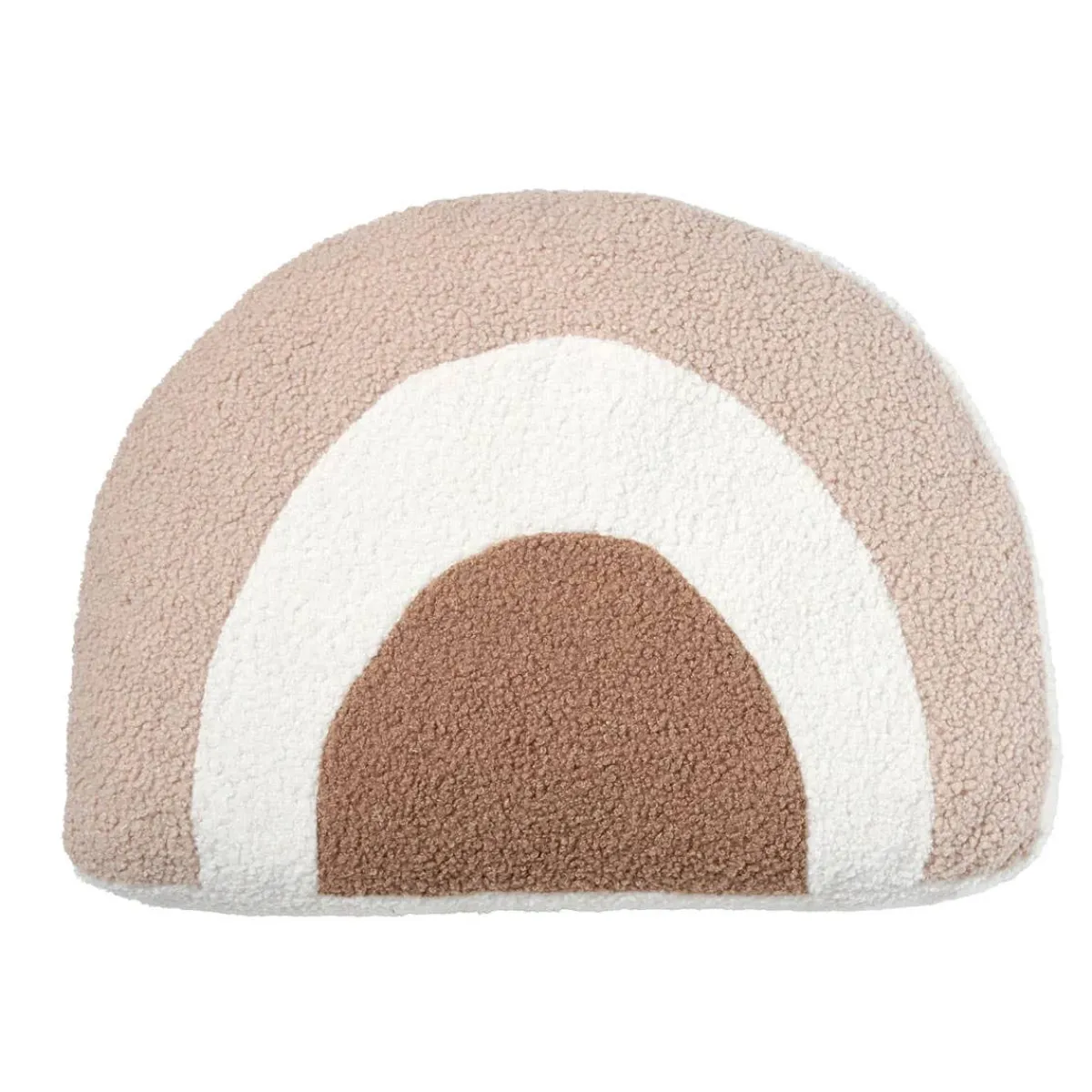 Pillows-Nordic Coast Company Rainbow Pillow Natural/Camel/Beige
