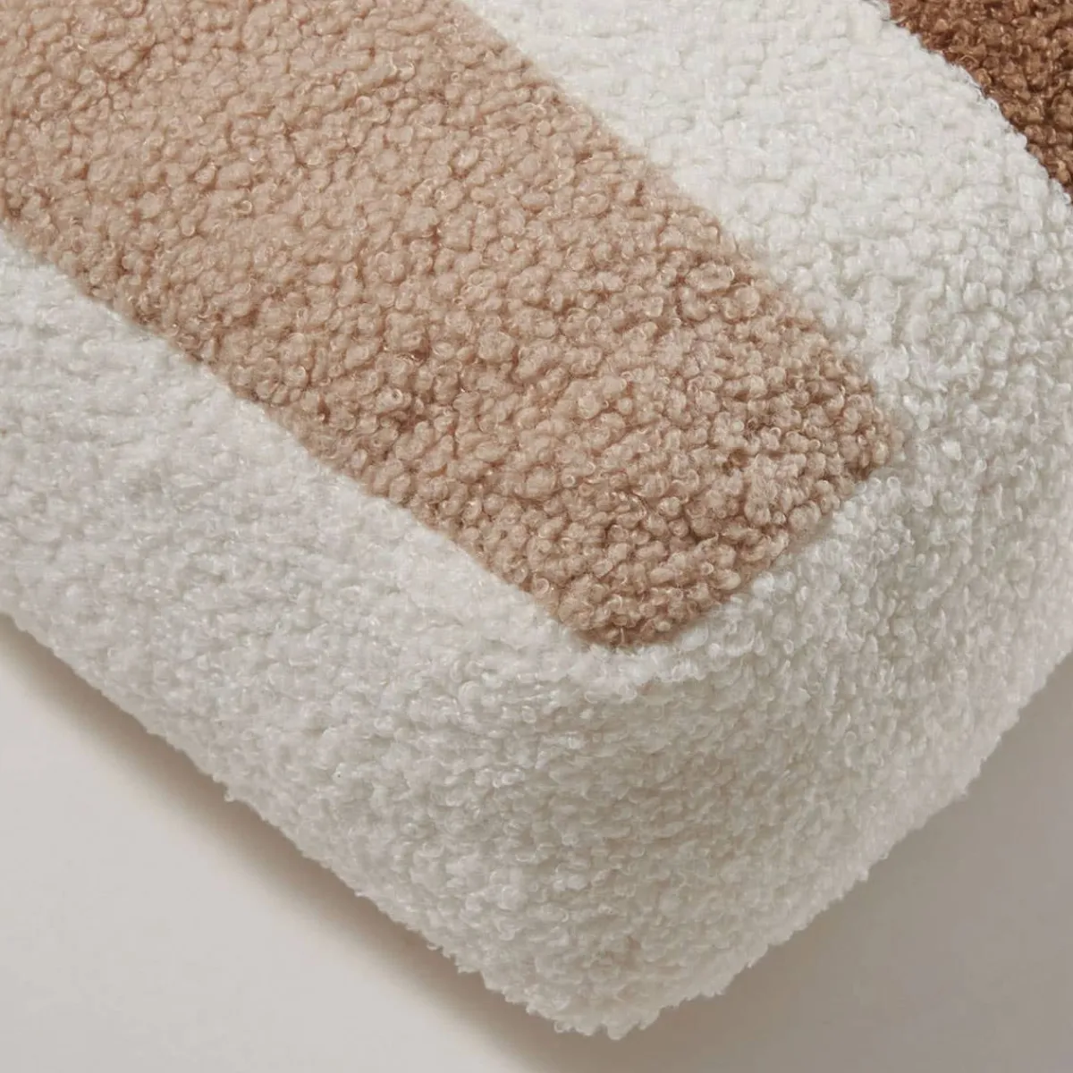 Pillows-Nordic Coast Company Rainbow Pillow Natural/Camel/Beige
