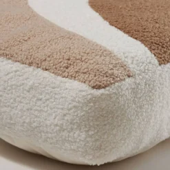 Pillows-Nordic Coast Company Rainbow Pillow Natural/Camel/Beige