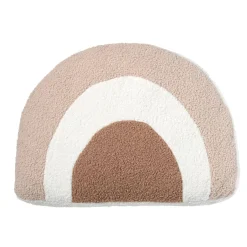 Pillows-Nordic Coast Company Rainbow Pillow Natural/Camel/Beige