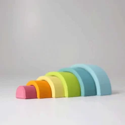Wooden Toys-Grimm's Rainbow (Small) Pastel