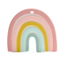 Teethers|Pacifiers + Clips-LouLou Lollipop Rainbow Teether
