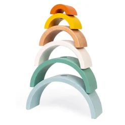 Wooden Toys|Pull Toys-Janod Rainbow Turtle
