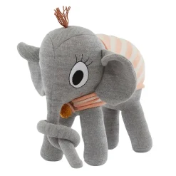 Play + Learn Toys-OYOY Ramboline Stuffed Elephant