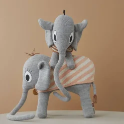 Play + Learn Toys-OYOY Ramboline Stuffed Elephant