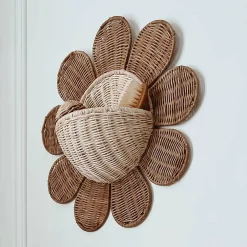 Storage|Wall Decor-Olli Ella Rattan Daisy Wall Basket