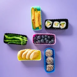 Kids Bento Boxes|Feeding Sets-MontiiCo Rectangle Bento Cups (2 Pack)