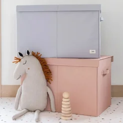 Storage|Toy Boxes-3 Sprouts Recycled Fabric Folding Storage Chest