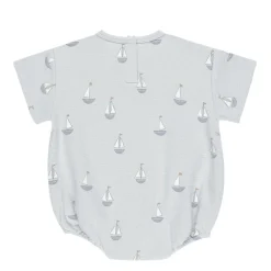 Rompers-Quincy Mae Relaxed Short Sleeve Bubble Romper