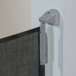 Baby Gates + Babyproofing-KidCo Retractable Safeway Gate - Black