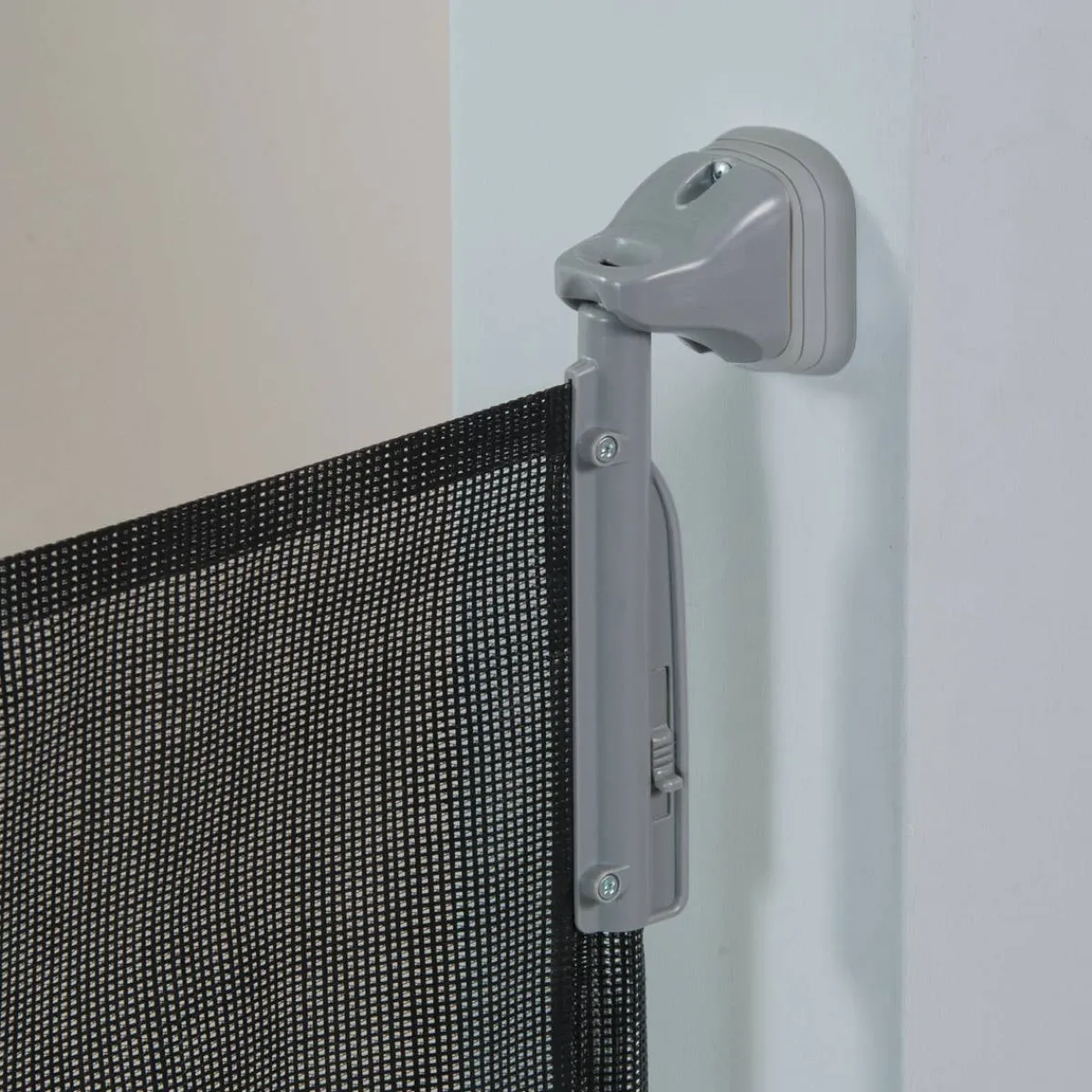 Baby Gates + Babyproofing-KidCo Retractable Safeway Gate - Black
