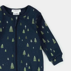 Onesies|Sleepers-Firsts by Petit Lem Ribbed Footed Sleeper