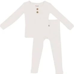 Pajamas-Kyte Baby Ribbed Henley Set