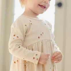 Skirts|Dresses-Quincy Mae Ribbed Long Sleeve Dress