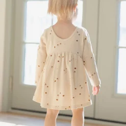 Skirts|Dresses-Quincy Mae Ribbed Long Sleeve Dress