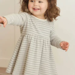 Skirts|Dresses-Quincy Mae Ribbed Long Sleeve Dress