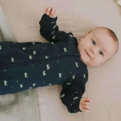 Onesies|Sleepers-Firsts by Petit Lem Ribbed Sleeper