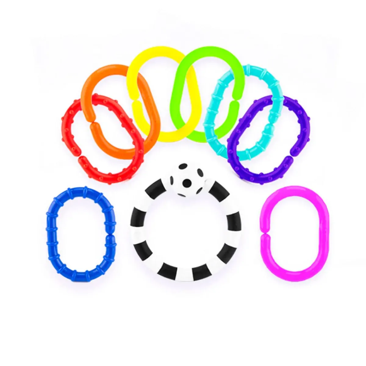 Play + Learn Toys|Grasping Toys-Sassy Ring O' Links