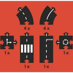 Cars + Trucks-waytoplay Ringroad (12 Piece)