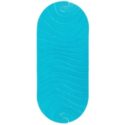 Non-Slip Bath Mats-Boon Inc. Ripple Bath Mat Blue